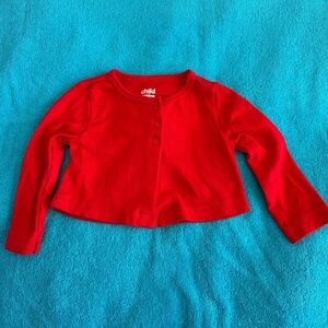 Carter’s Child of Mine Sz 12M Red Long Sleeve Jacket Long Sleeves